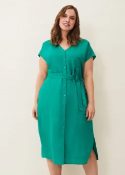 Harper Linen Midi Dress -Bekleidung Verkaufsgeschäft 230768693 03 harper linen midi dress