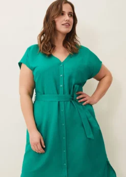 Harper Linen Midi Dress -Bekleidung Verkaufsgeschäft 230768693 04 harper linen midi dress