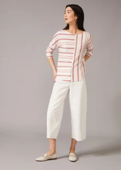 Elanna Textured Stripe Top -Bekleidung Verkaufsgeschäft 302800341 03 elanna textured stripe top