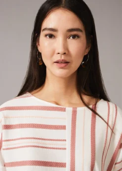 Elanna Textured Stripe Top -Bekleidung Verkaufsgeschäft 302800341 04 elanna textured stripe top