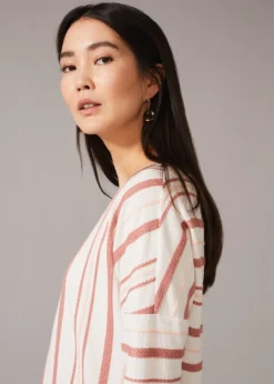 Elanna Textured Stripe Top -Bekleidung Verkaufsgeschäft 302800341 05 elanna textured stripe top