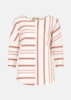 Elanna Textured Stripe Top -Bekleidung Verkaufsgeschäft 302800341 99 elanna textured stripe top