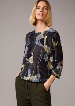 Paris Floral Top -Bekleidung Verkaufsgeschäft 302842466 04 paris floral top