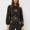 Jacinta Floral Foil Top