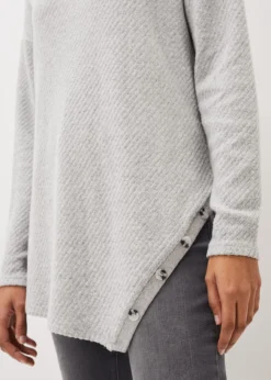 Nico Asymmetric Textured Jersey Top -Bekleidung Verkaufsgeschäft 303154150 05 nico asymmetric textured jersey top