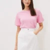 Elspeth Cotton Puff Sleeve Top