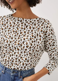 Florentine Leopard Print Top -Bekleidung Verkaufsgeschäft 303246225 05 florentine leopard print top