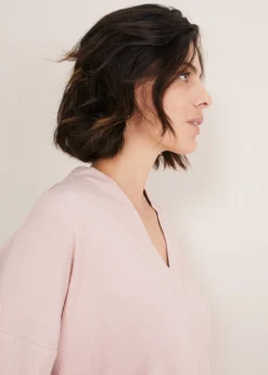 Shellie Textured V Neck Top 9 Shellie Textured V Neck Top -Bekleidung Verkaufsgeschäft 303304994 04 shellie textured v neck top