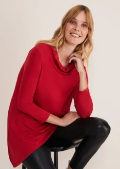 Chrissie Cowl Swing Top -Bekleidung Verkaufsgeschäft 303342720 04 chrissie cowl swing top