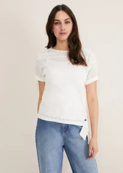 Emmlyn Lace Textured Top