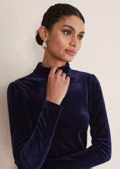 Ariella Velvet Polo