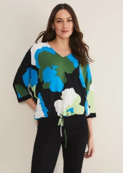 Posey Woven Front Top