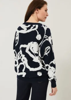 Judie Jacquard Rose Jumper -Bekleidung Verkaufsgeschäft 403357351 03 judie jacquard rose jumper