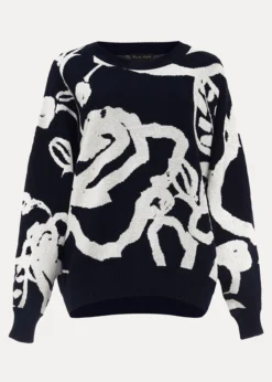 Judie Jacquard Rose Jumper -Bekleidung Verkaufsgeschäft 403357351 99 judie jacquard rose jumper