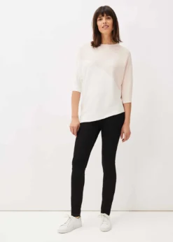 Bethanie Colourblock Ribbed Asymmetric Hem Jumper -Bekleidung Verkaufsgeschäft 403477785 03 bethanie colourblock ribbed asymmetric hem jumper