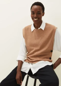 Liv Button Knit Tabard