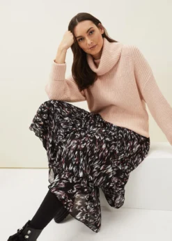 Karine Chunky Roll Neck Jumper