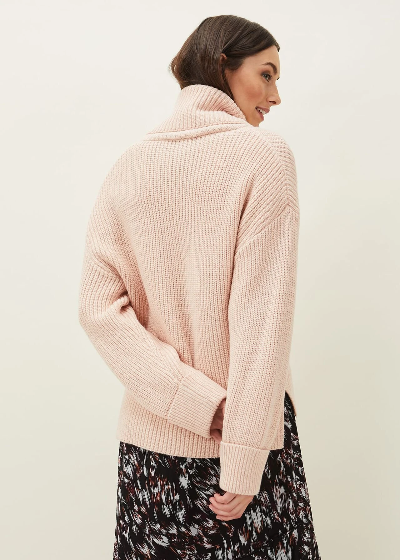 Karine Chunky Roll Neck Jumper 2 Karine Chunky Roll Neck Jumper – Bild 2