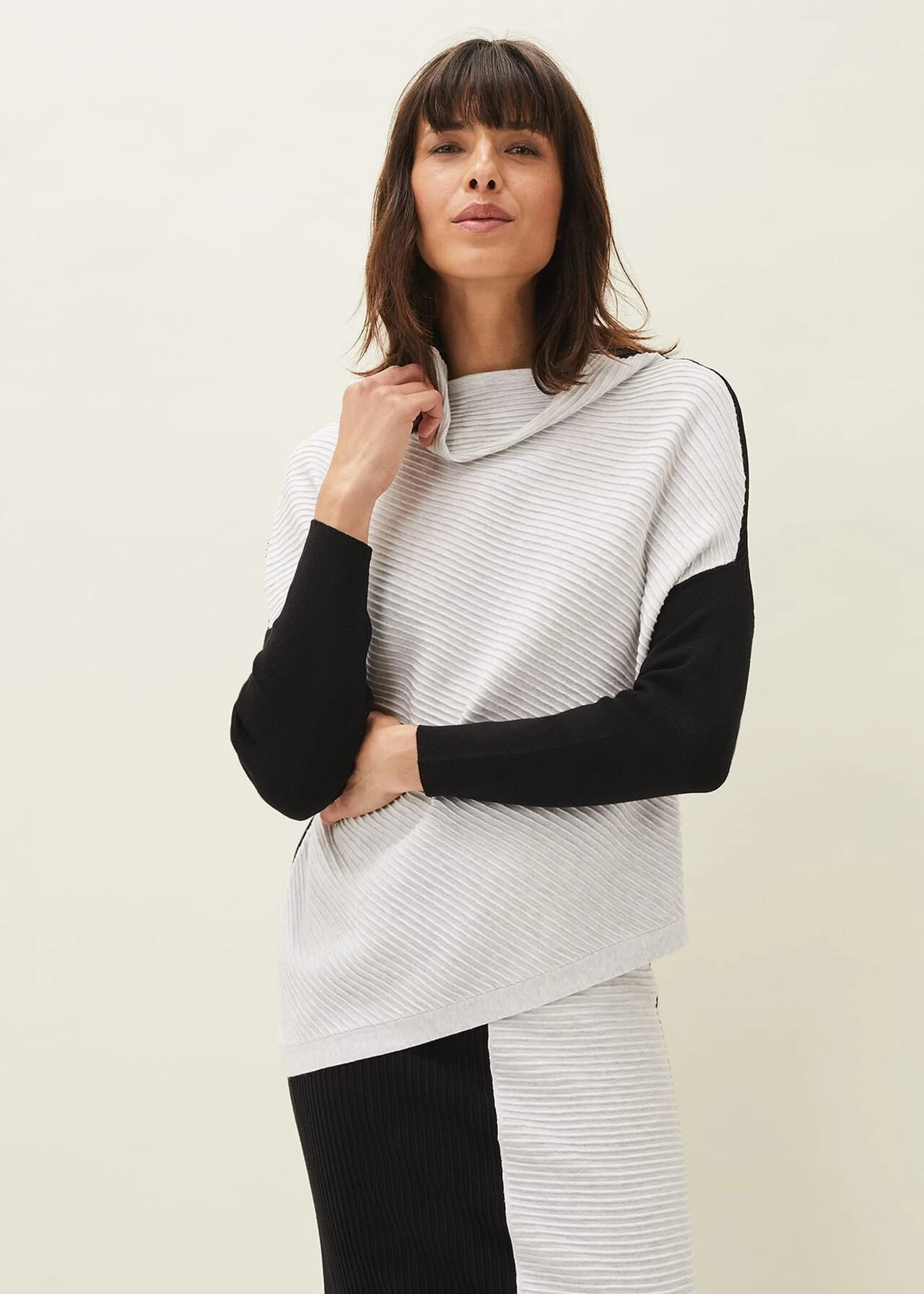 Flo Colourblock Knitted Co-Ord Jumper 1 Flo Colourblock Knitted Co-Ord Jumper