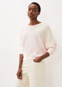 Bex Textured Colourblock Knit Jumper