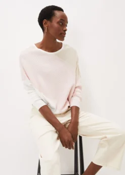 Bex Textured Colourblock Knit Jumper -Bekleidung Verkaufsgeschäft 403672604 04 bex textured colourblock knit jumper