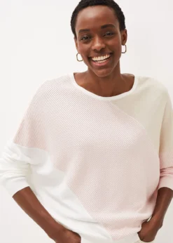 Bex Textured Colourblock Knit Jumper -Bekleidung Verkaufsgeschäft 403672604 05 bex textured colourblock knit jumper