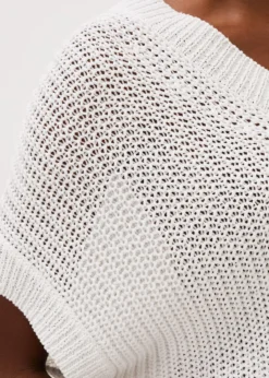 Lizzia V-Neck Stitch Knit -Bekleidung Verkaufsgeschäft 403739055 05 lizzia v neck stitch knit