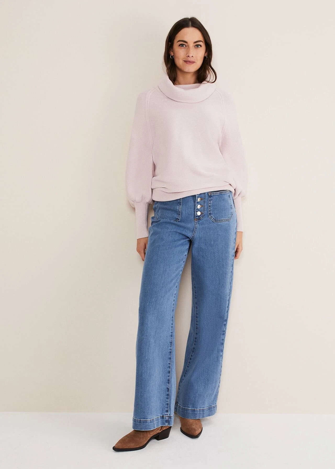 Dahlie Cowl Neck Knit Jumper 3 Dahlie Cowl Neck Knit Jumper – Bild 3