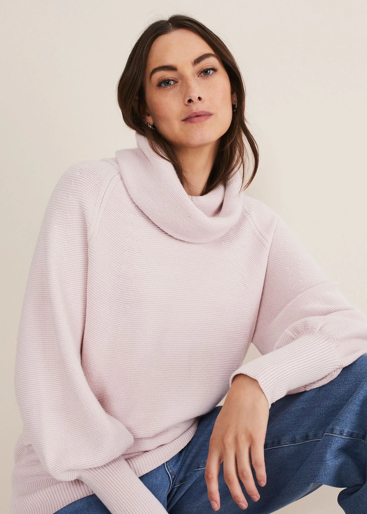 Dahlie Cowl Neck Knit Jumper 4 Dahlie Cowl Neck Knit Jumper – Bild 4