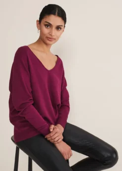 Senita V Neck Knit Jumper
