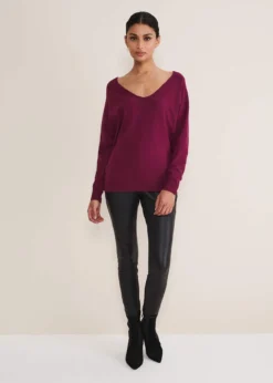 Senita V Neck Knit Jumper -Bekleidung Verkaufsgeschäft 403796600 03 senita v neck knit jumper