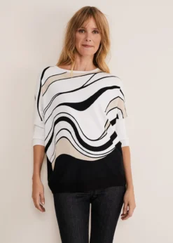Macie Contour Longline Print Knit -Bekleidung Verkaufsgeschäft 403812225 04 macie contour longline print knit