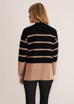 Bekleidung Verkaufsgeschäft -Bekleidung Verkaufsgeschäft 403817145 02 romy cosy stripe colour block knit