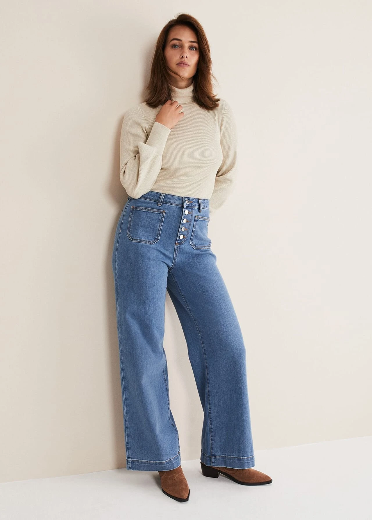 Gwyneth Balloon Sleeve Lurex Jumper 7 Gwyneth Balloon Sleeve Lurex Jumper – Bild 7