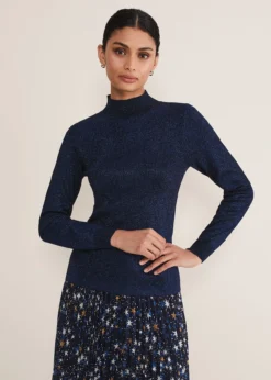 Gwyneth Lurex Knitted Jumper