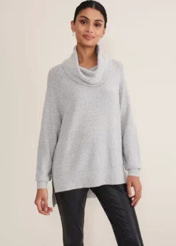 Bronte Cowl Neck Sequin Jumper