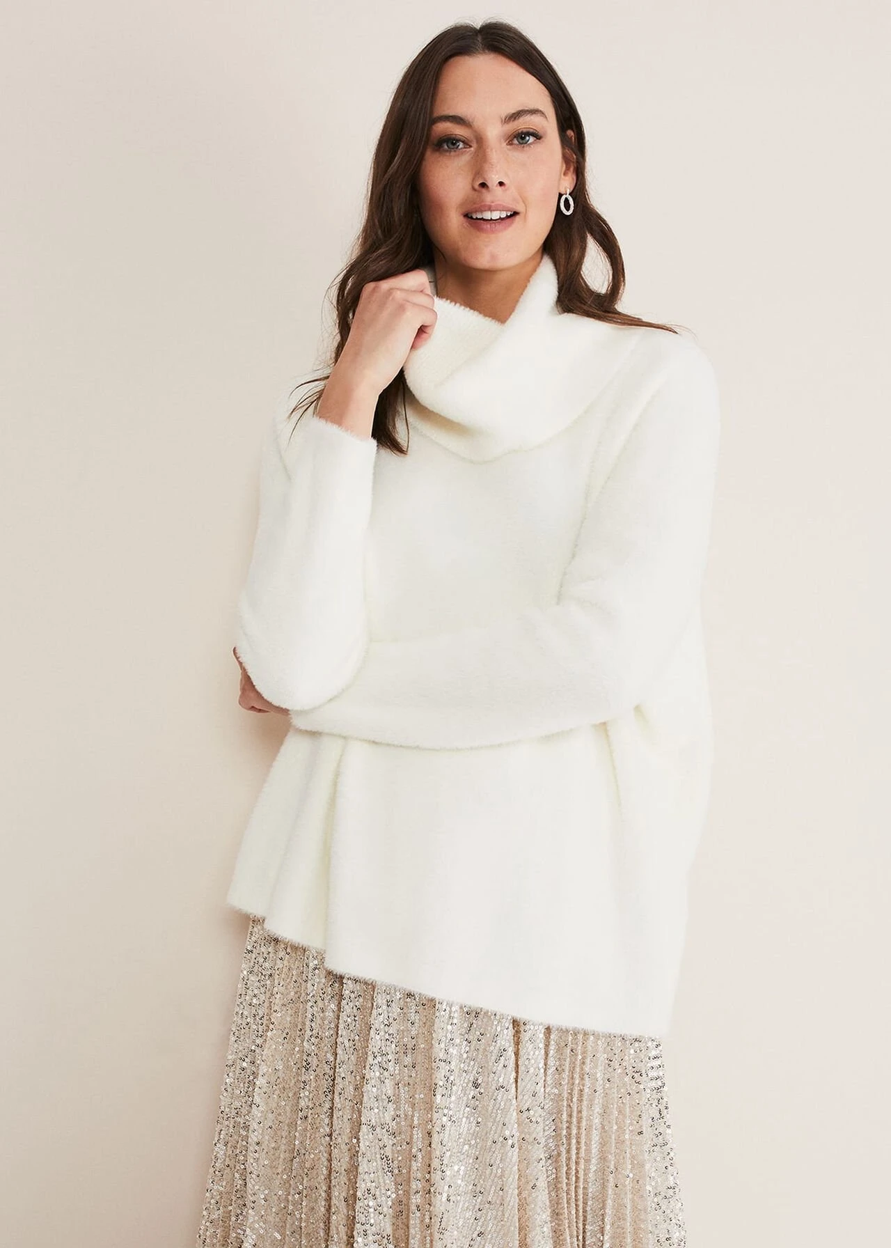 Natalia Fluffy Roll Neck Knit 5 Natalia Fluffy Roll Neck Knit – Bild 5