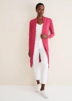 Louise Linen Longline Cardigan -Bekleidung Verkaufsgeschäft 403892300 03 louise linen longline cardigan