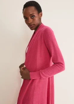 Louise Linen Longline Cardigan -Bekleidung Verkaufsgeschäft 403892300 04 louise linen longline cardigan