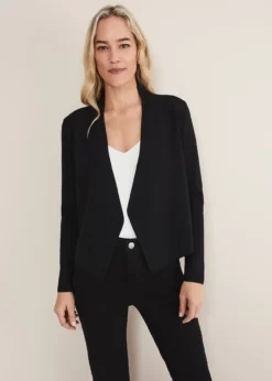 Delia Knitted Waterfall Jacket