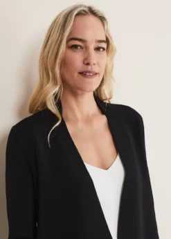 Delia Knitted Waterfall Jacket -Bekleidung Verkaufsgeschäft 403917050 05 delia knitted waterfall jacket