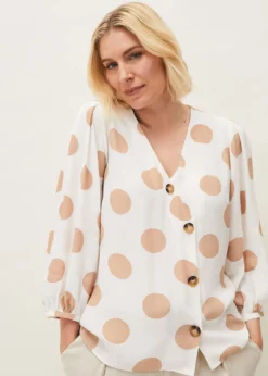 Priyanka Spot Blouse -Bekleidung Verkaufsgeschäft 502074957 06 priyanka spot blouse