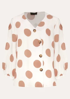 Priyanka Spot Blouse -Bekleidung Verkaufsgeschäft 502074957 99 priyanka spot blouse