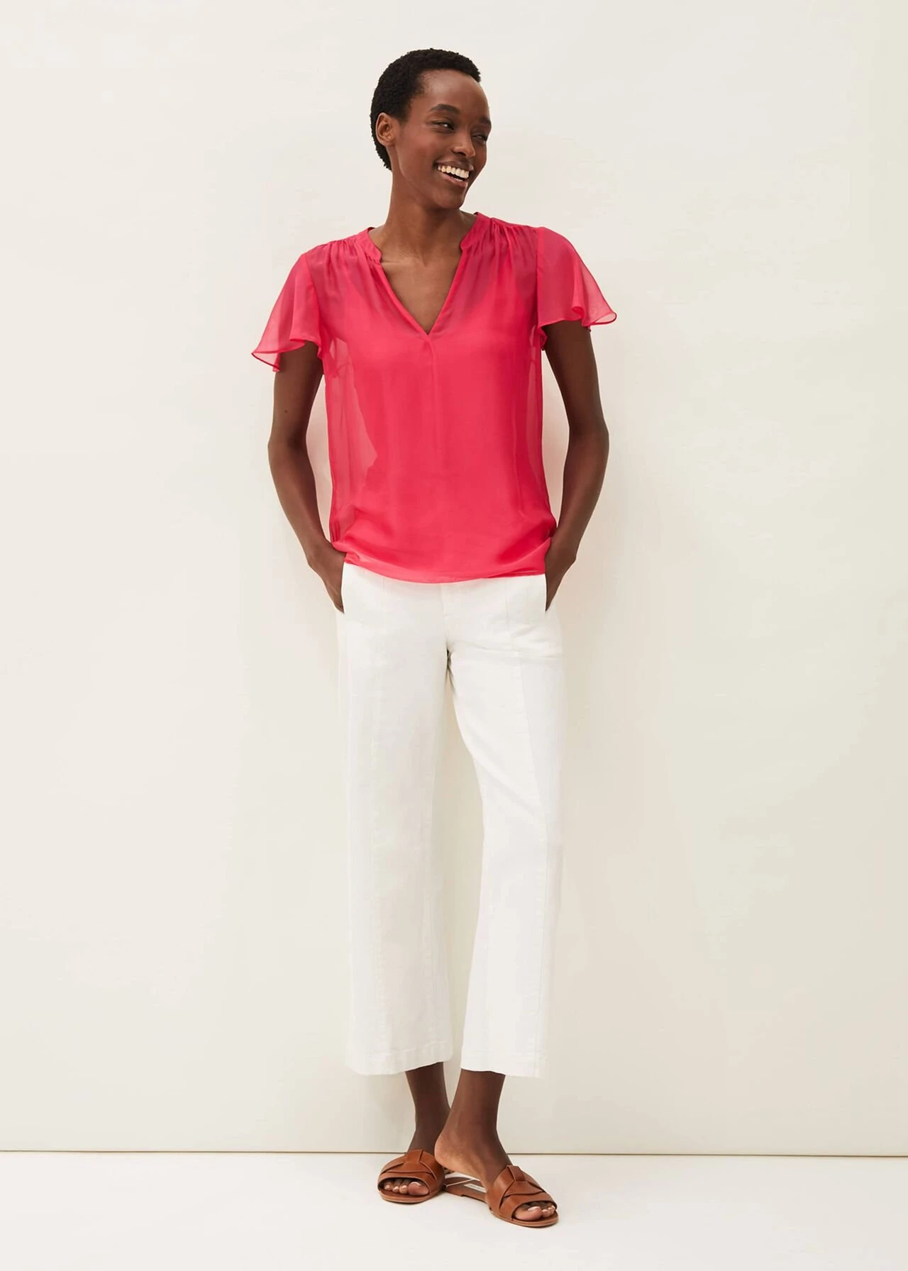 Naya Silk Fitted Blouse 3 Naya Silk Fitted Blouse – Bild 3