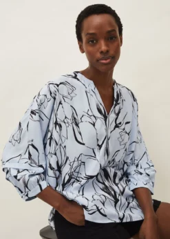 Kalila Tulip Print Blouse