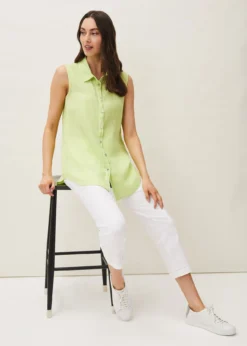 Leanne Linen Shirt -Bekleidung Verkaufsgeschäft 502113967 05 leanne linen shirt