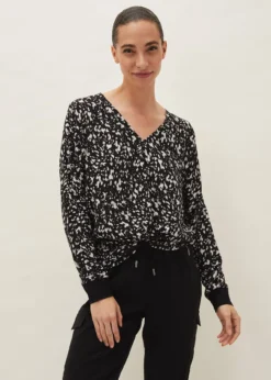 Oakleigh Twist Front Blouse -Bekleidung Verkaufsgeschäft 502151836 05 oakleigh twist front blouse