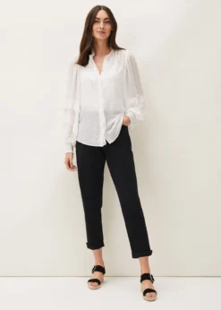 Florina Ruffle Blouse -Bekleidung Verkaufsgeschäft 502153106 03 florina ruffle blouse