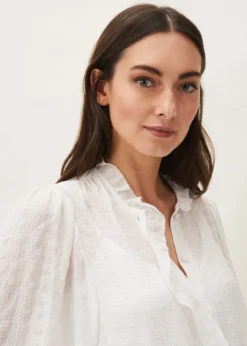 Florina Ruffle Blouse -Bekleidung Verkaufsgeschäft 502153106 04 florina ruffle blouse