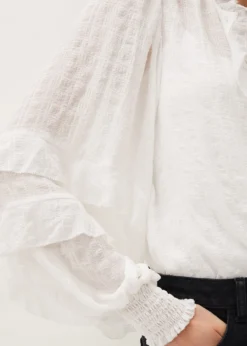 Florina Ruffle Blouse -Bekleidung Verkaufsgeschäft 502153106 05 florina ruffle blouse